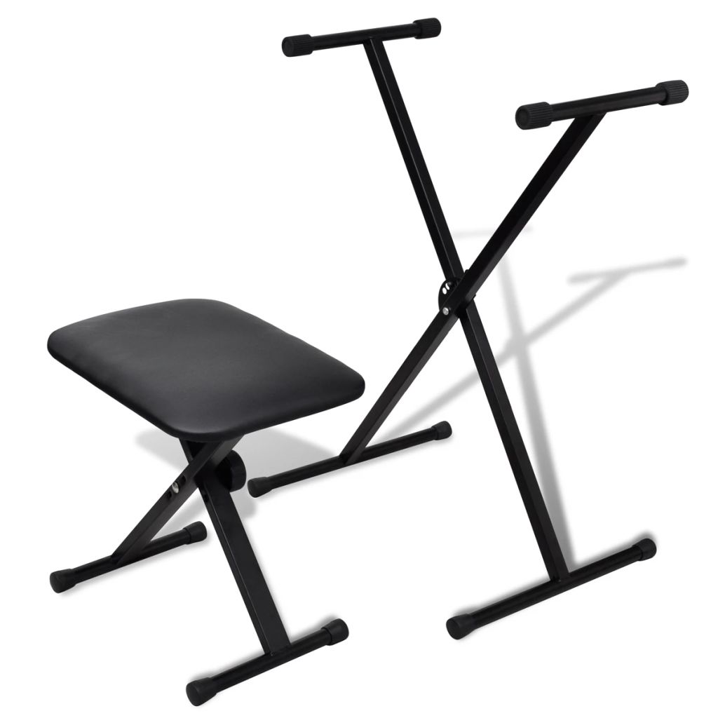 Keyboardständer- und Hocker-Set Verstellbar Keyboardständer- und Hocker-Set Verstellbar