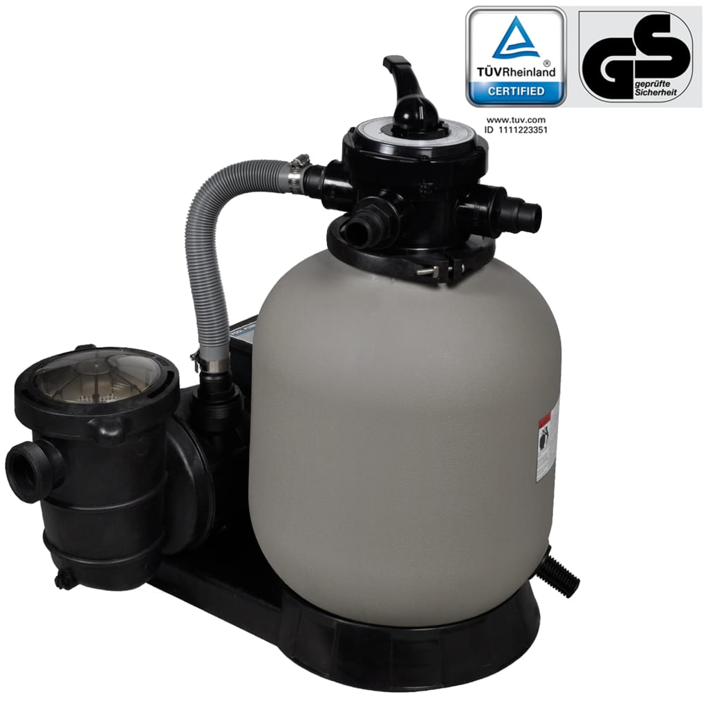 Sandfilterpumpe 600 W 17.000 L/h Sandfilterpumpe 600 W 17.000 L/h