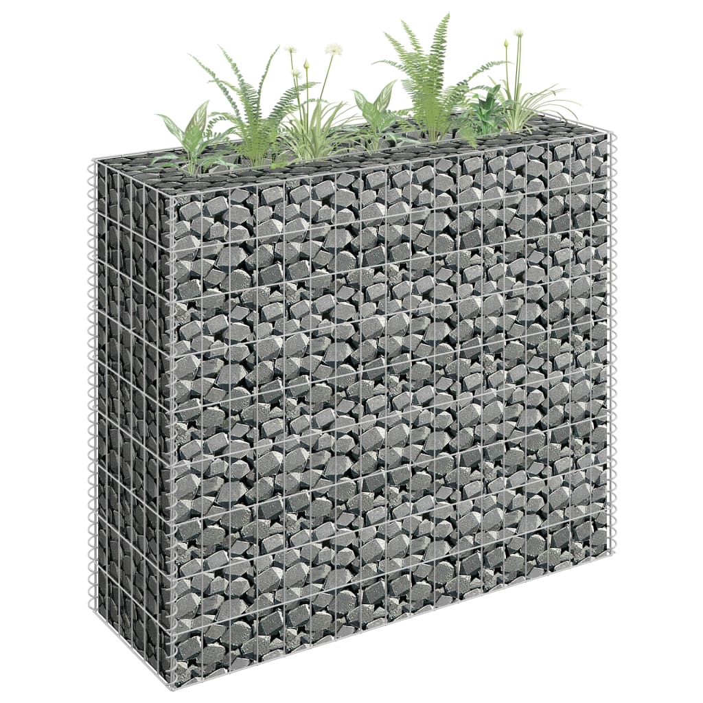 Gabionen-Hochbeet Verzinkter Stahl 90×30×90 cm Gabionen-Hochbeet Verzinkter Stahl 90×30×90 cm