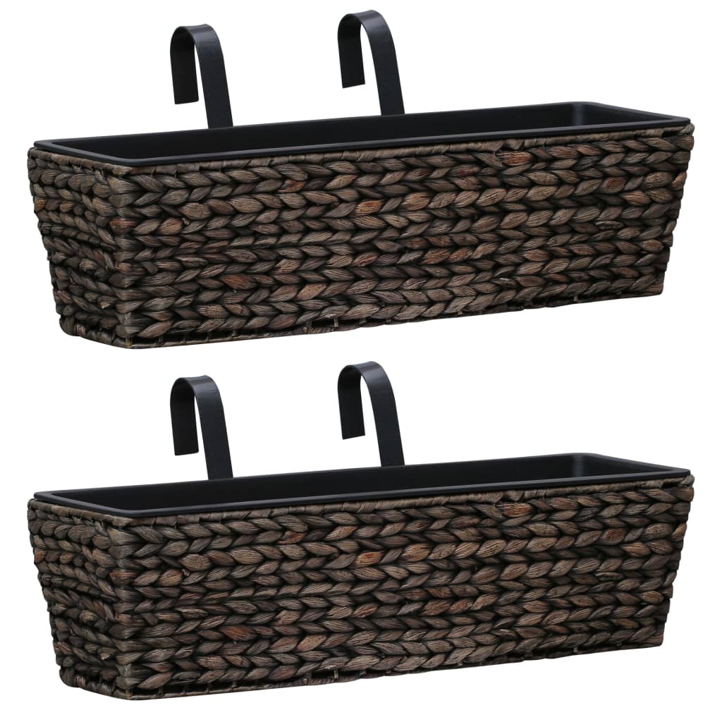 Pflanzkübel 2 Stk. Wasserhyazinthe Braun Pflanzkübel 2 Stk. Wasserhyazinthe Braun