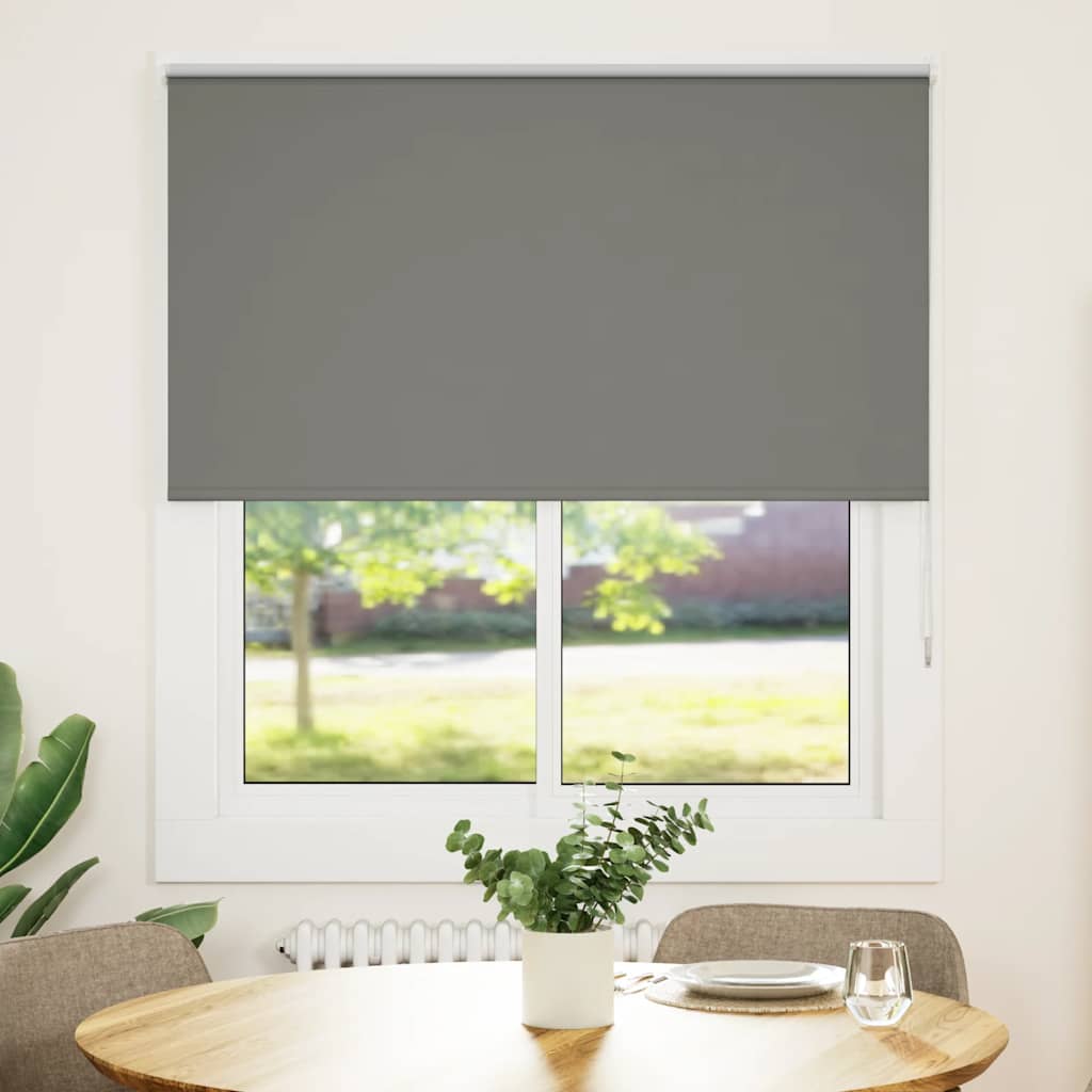 Verdunkelungsrollo Grau 120x130cm Stoffbreite 116,6cm Polyester Verdunkelungsrollo Grau 120x130cm Stoffbreite 116,6cm Polyester