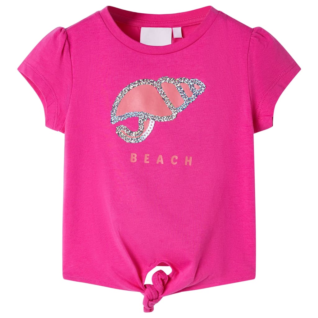 Kinder-T-Shirt Dunkelrosa 128 Kinder-T-Shirt Dunkelrosa 128