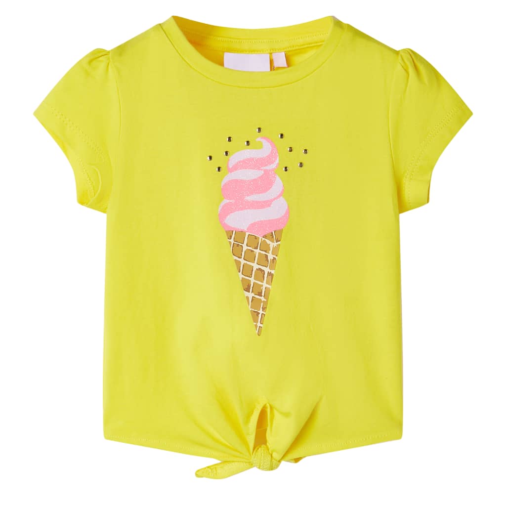 Kinder-T-Shirt Gelb 92 Kinder-T-Shirt Gelb 92