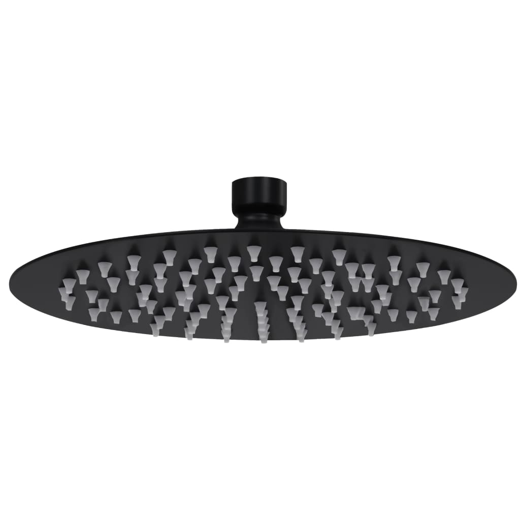 Regenbrause Edelstahl 20 cm Rund Schwarz Regenbrause Edelstahl 20 cm Rund Schwarz
