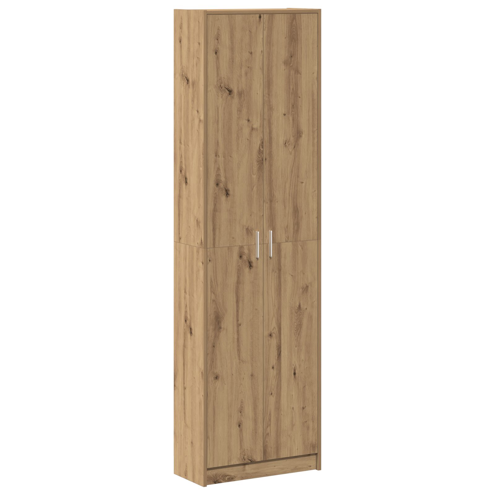 Kleiderschrank Kunststeineiche 55x25x189 cm Holzwerkstoff Kleiderschrank Kunststeineiche 55x25x189 cm Holzwerkstoff