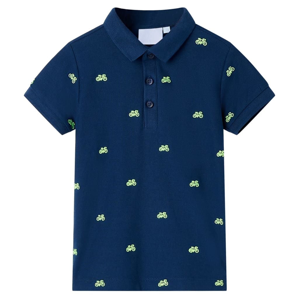 Kinder-Poloshirt Marineblau 116 Kinder-Poloshirt Marineblau 116