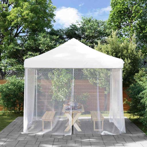 Moskitonetz 156 Mesh Weiß 300x300x200 cm