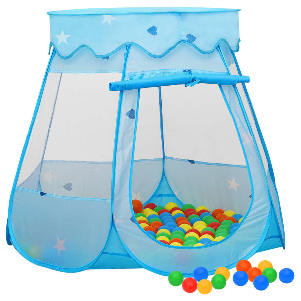 Kinder-Spielzelt mit 250 Bällen Blau 102x102x82 cm Kinder-Spielzelt mit 250 Bällen Blau 102x102x82 cm