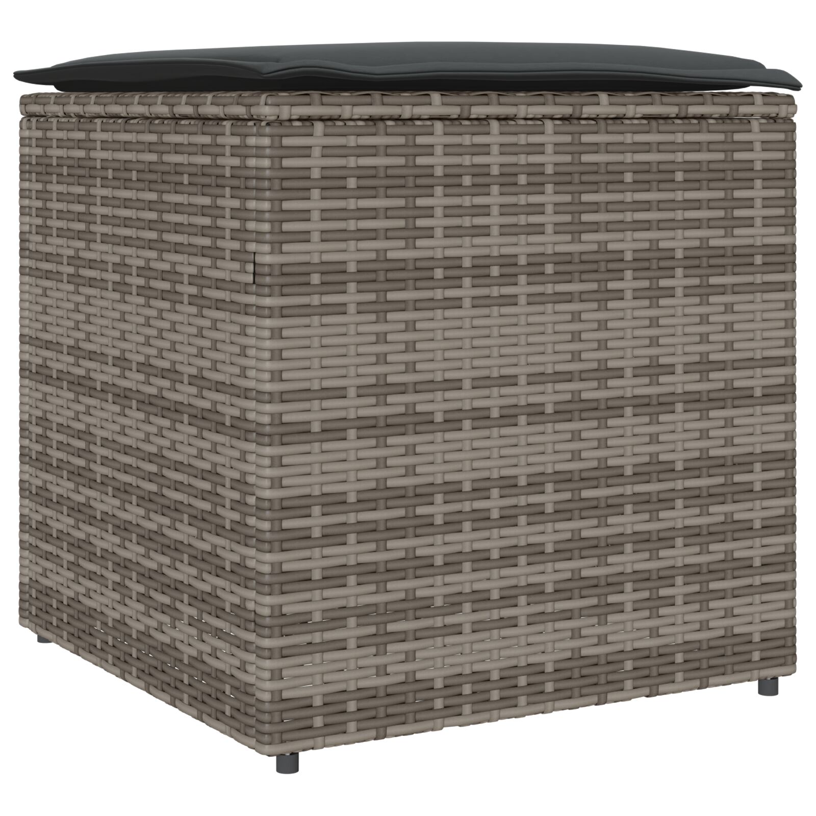 Stauraum für draußen Grau und Dunkelgrau Rattan Groß Aufbewahrung Stauraum für draußen Grau und Dunkelgrau Rattan Groß Aufbewahrung
