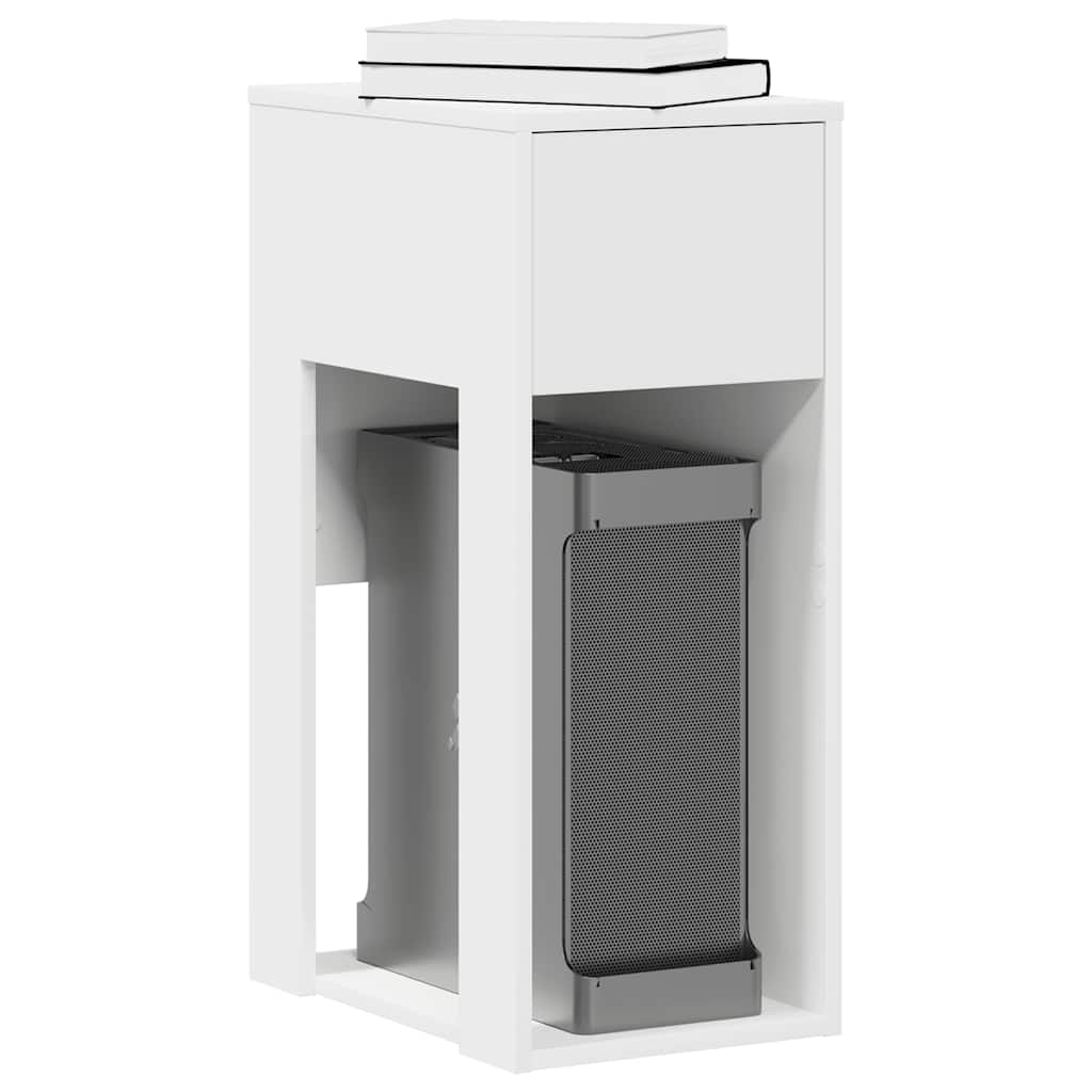 Computerschrank mit Schublade Weiß 30x44x74 cm Computerschrank mit Schublade Weiß 30x44x74 cm