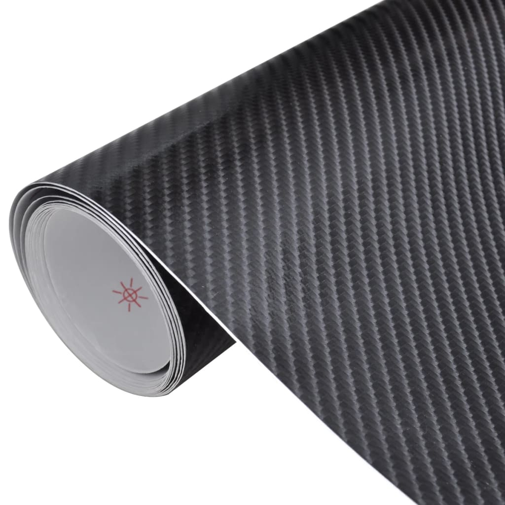 Autofolie 4D Kohlefaser Vinyl Schwarz 152x200 cm Autofolie 4D Kohlefaser Vinyl Schwarz 152x200 cm