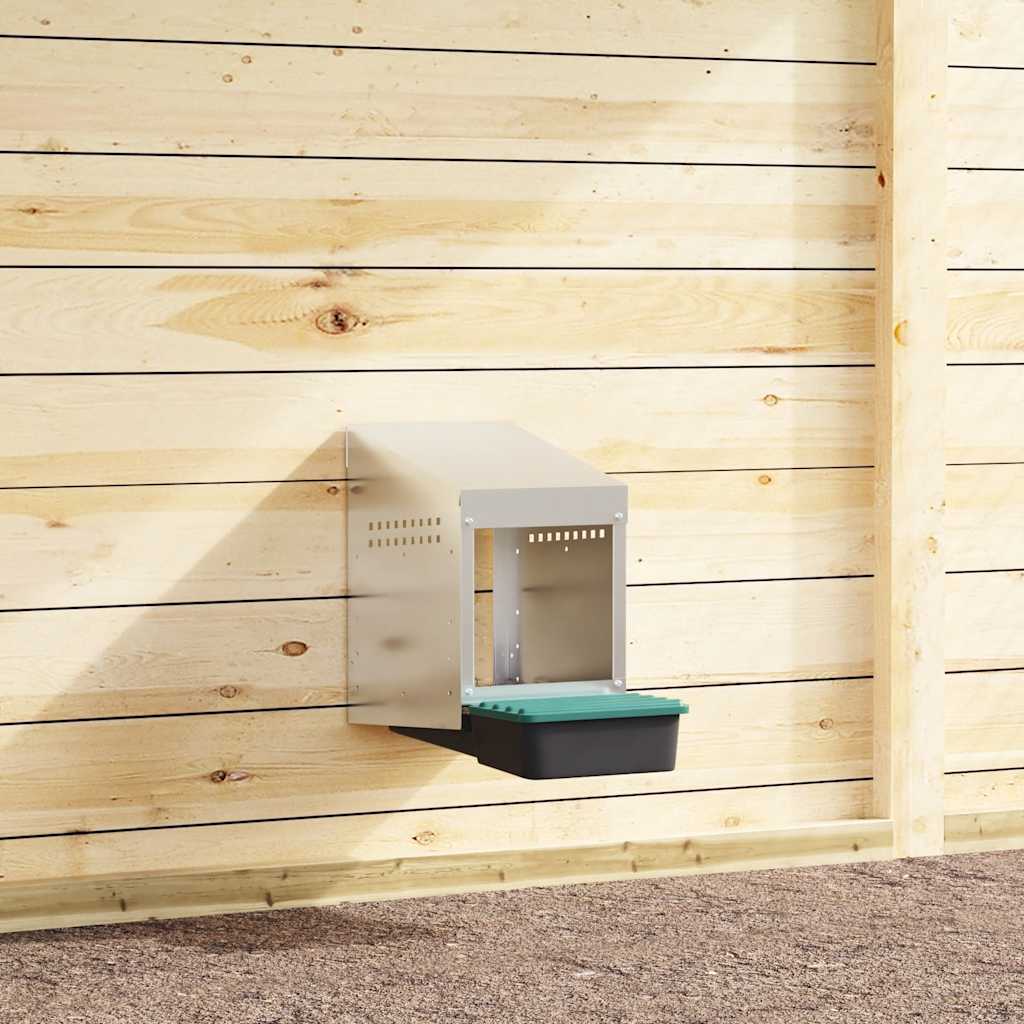 Hühner-Nistkasten 1 Fach Wandmontage Verzinkter Stahl Hühner-Nistkasten 1 Fach Wandmontage Verzinkter Stahl