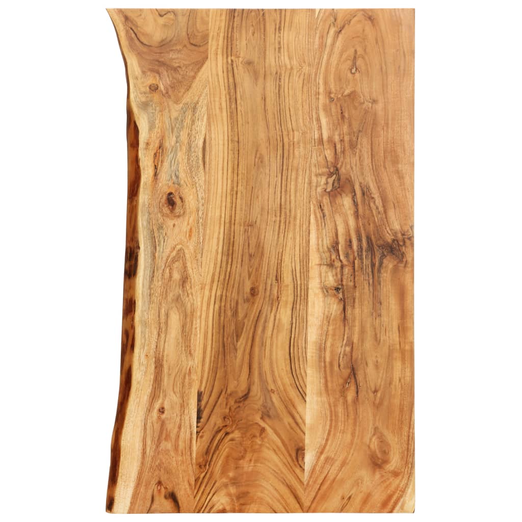 Badezimmer-Waschtischplatte Massivholz Akazie 100x52x3,8 cm Badezimmer-Waschtischplatte Massivholz Akazie 100x52x3,8 cm