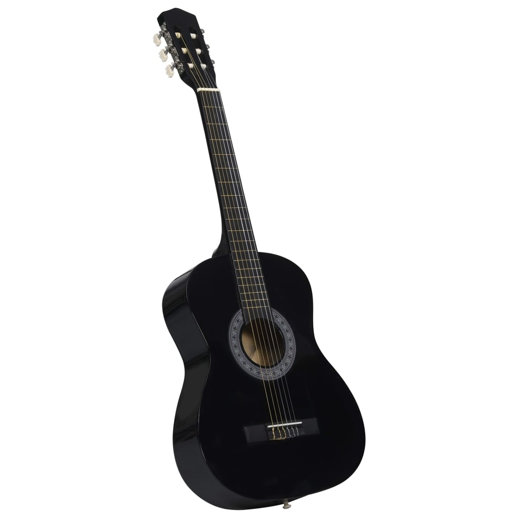 Klassikgitarre für Anfänger und Kinder Schwarz 3/4 36" Klassikgitarre für Anfänger und Kinder Schwarz 3/4 36"