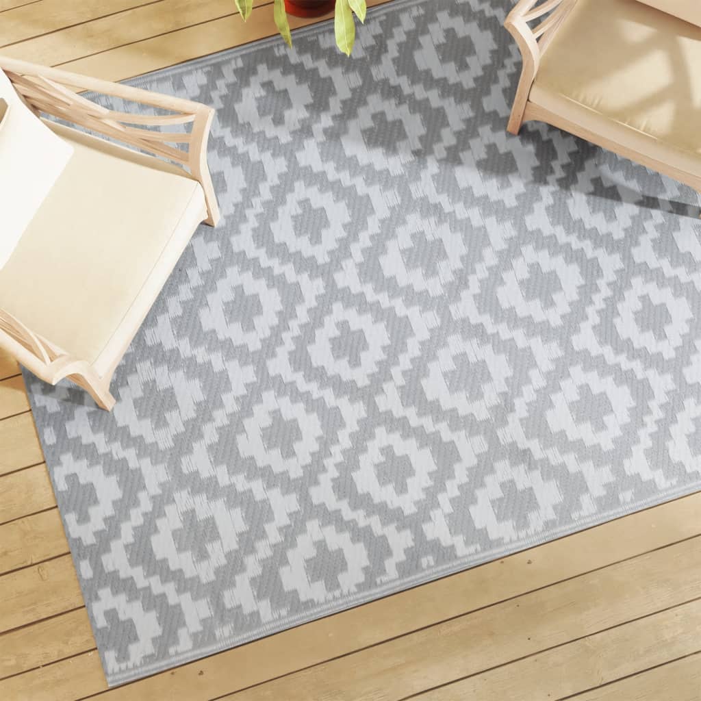 Outdoor-Teppich Grau 160x230 cm PP Outdoor-Teppich Grau 160x230 cm PP