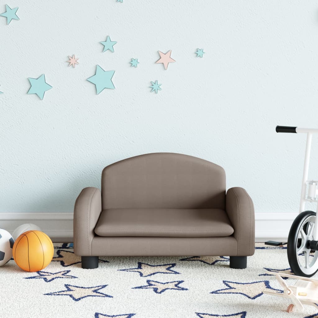 Kindersofa Taupe 50x40x30 cm Stoff Kindersofa Taupe 50x40x30 cm Stoff