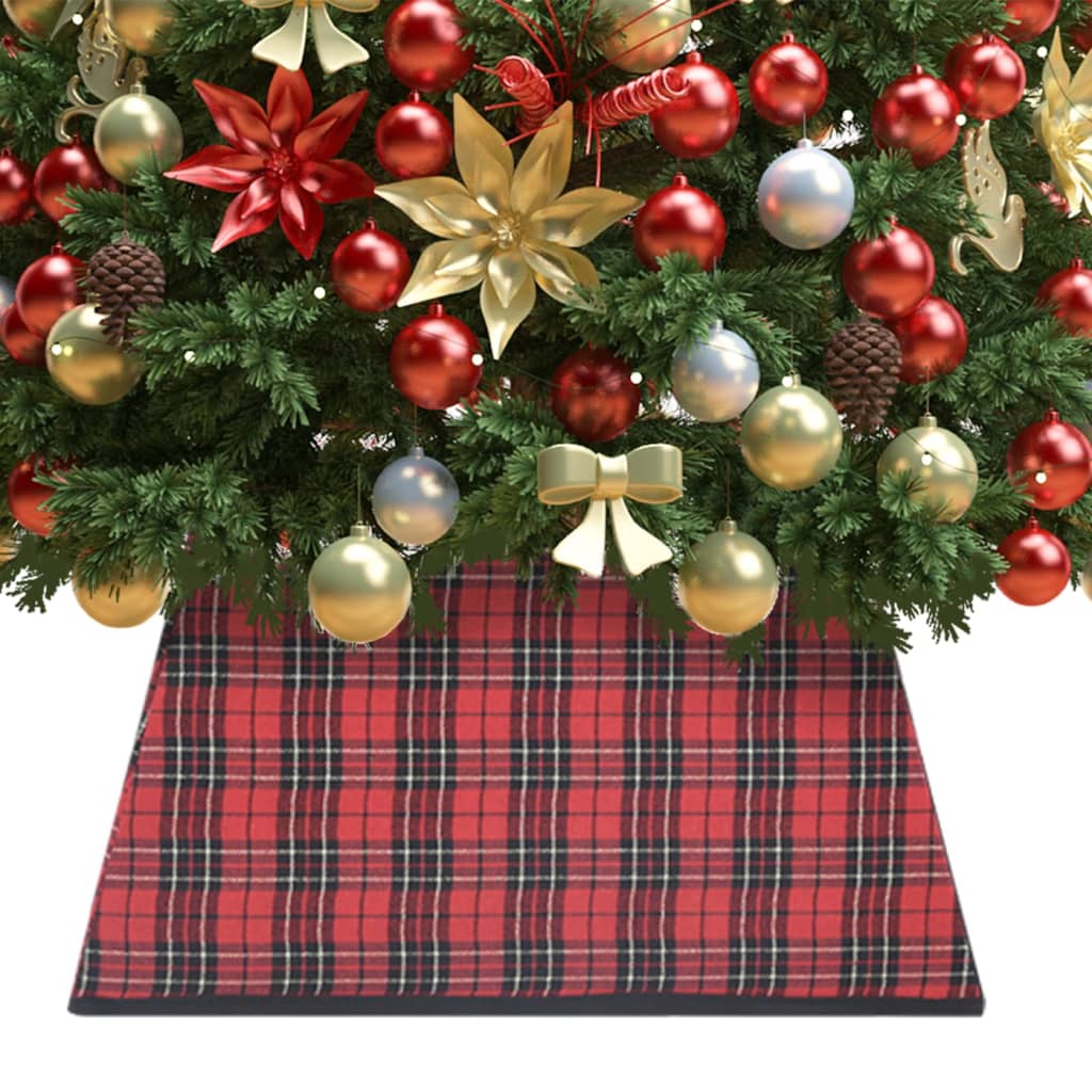 Weihnachtsbaumrock Rot und Schwarz 48x48x25 cm Weihnachtsbaumrock Rot und Schwarz 48x48x25 cm