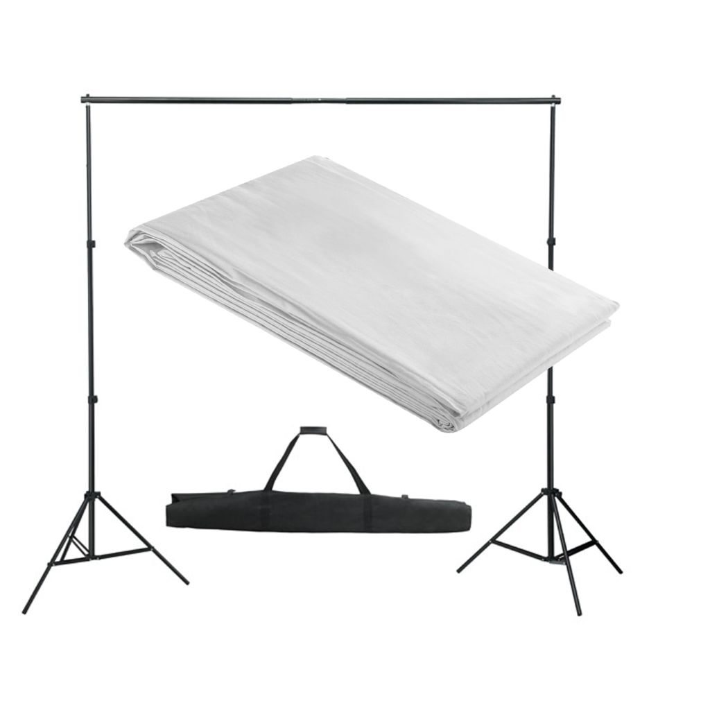 Fotohintergrund-System 300 x 300 cm Weiß Fotohintergrund-System 300 x 300 cm Weiß