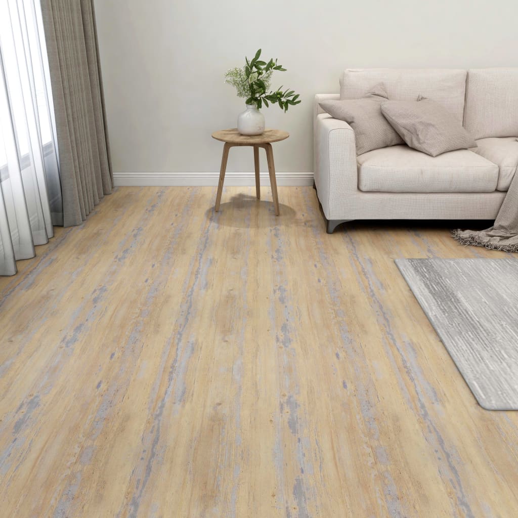 PVC-Fliesen Selbstklebend 55 Stk. 5,11 m² Braun PVC-Fliesen Selbstklebend 55 Stk. 5,11 m² Braun