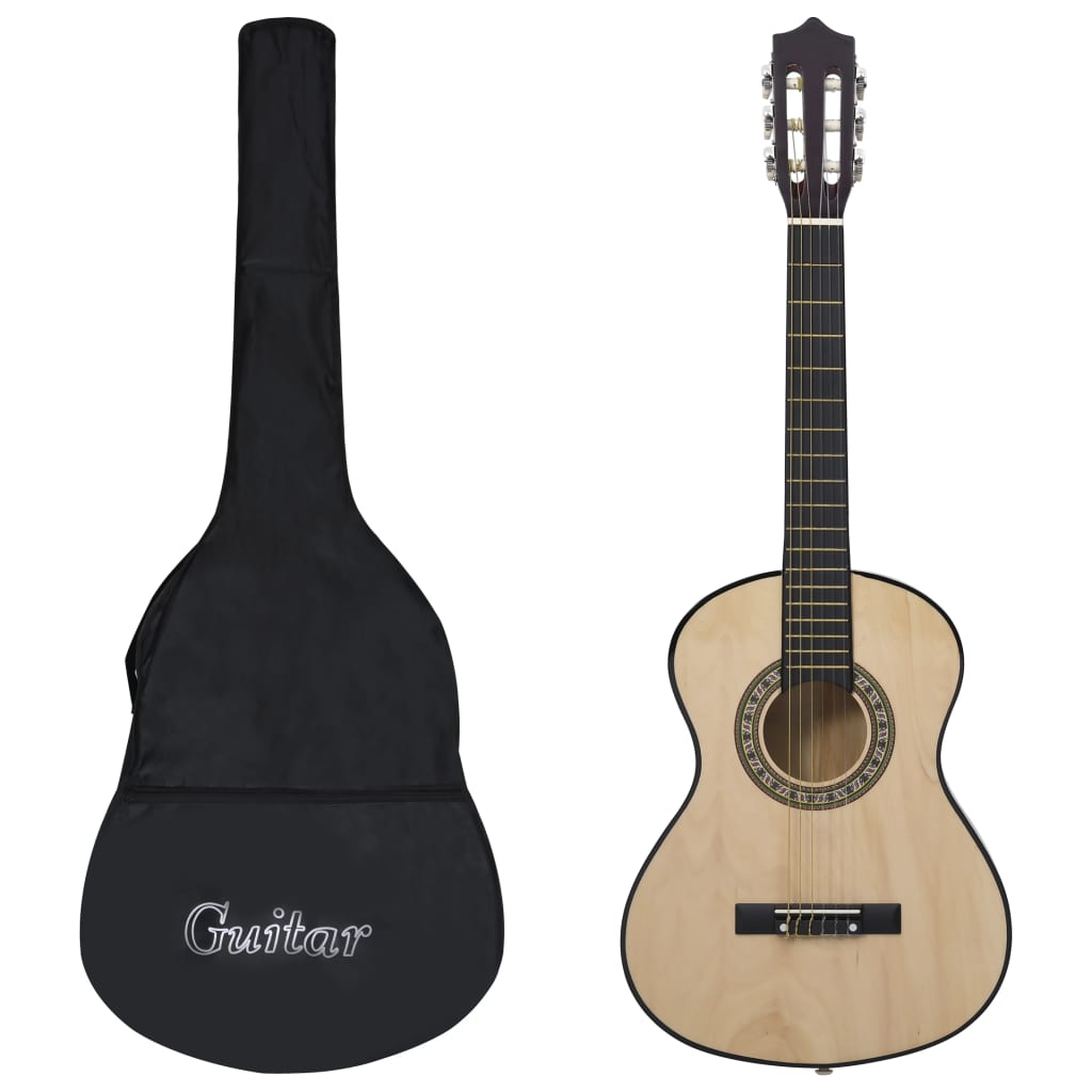Klassikgitarre für Anfänger und Kinder mit Tasche 1/2 34" Klassikgitarre für Anfänger und Kinder mit Tasche 1/2 34"