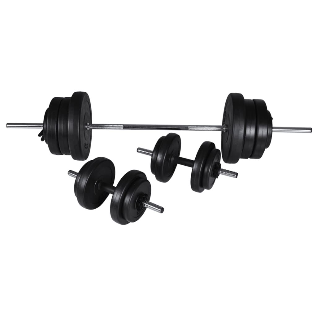Langhantel + 2 Kurzhantel Set 60,5kg Langhantel + 2 Kurzhantel Set 60,5kg