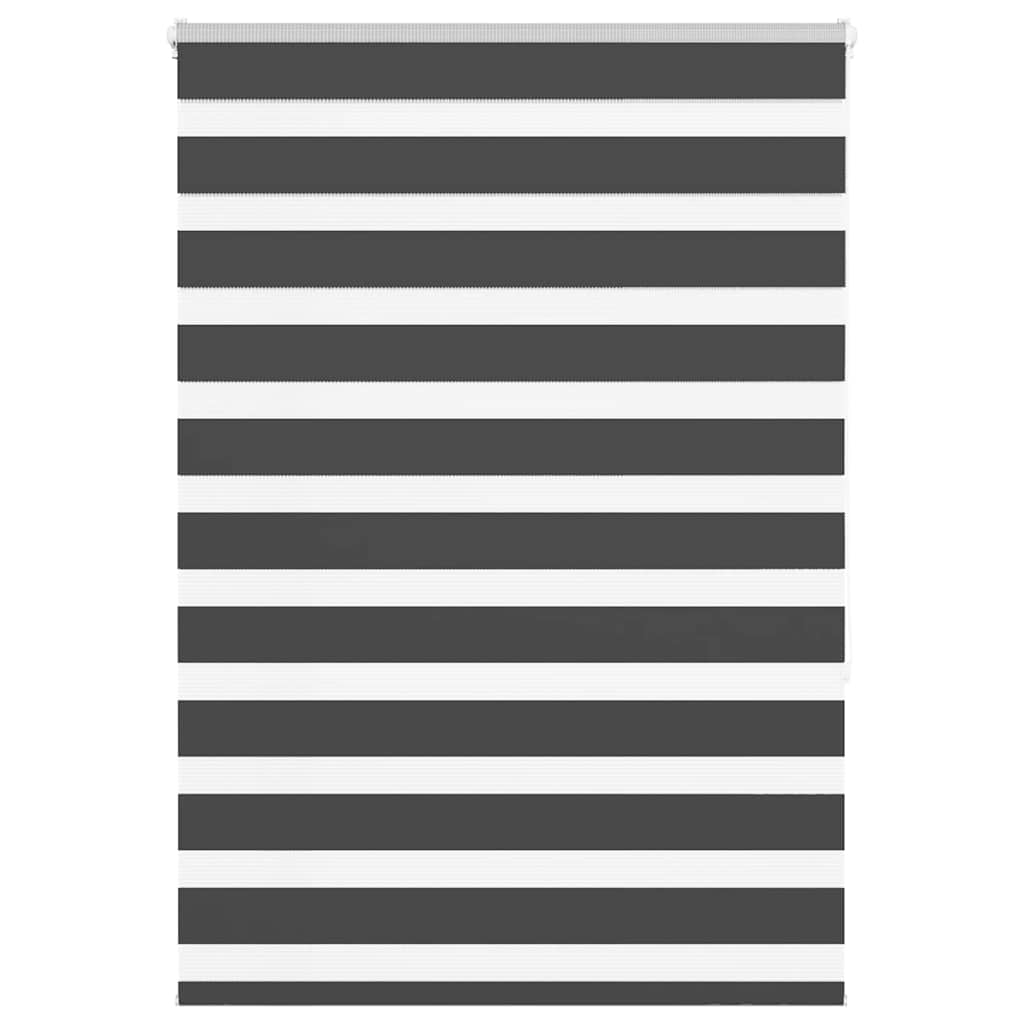 Zebrarollo Schwarz 100x150 cm Stoffbreite 95,9 cm Polyester Zebrarollo Schwarz 100x150 cm Stoffbreite 95,9 cm Polyester