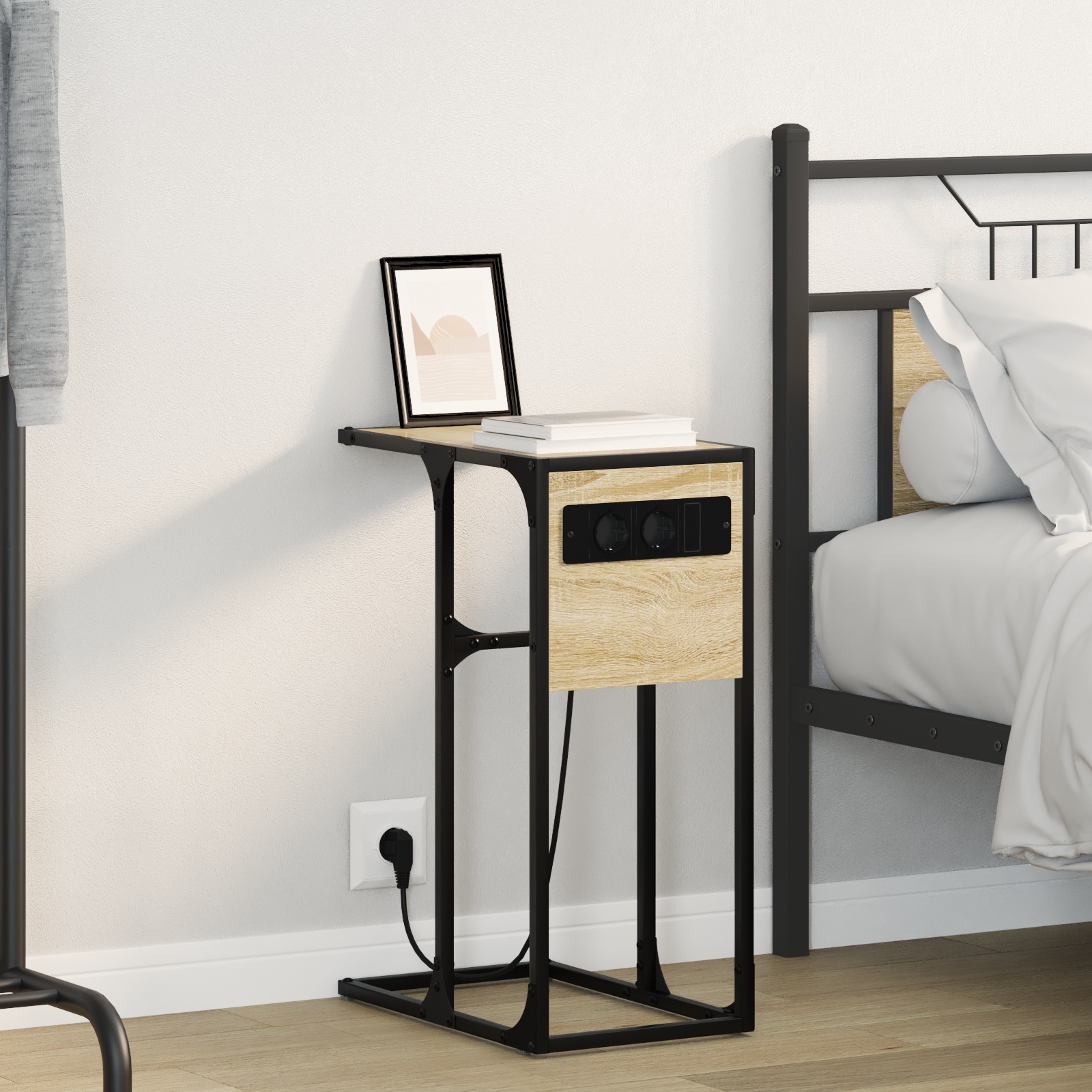 Nachttisch Sonoma Eiche 41,5 x 26 x 60,5 cm Holzwerkstoff Nachttisch Sonoma Eiche 41,5 x 26 x 60,5 cm Holzwerkstoff