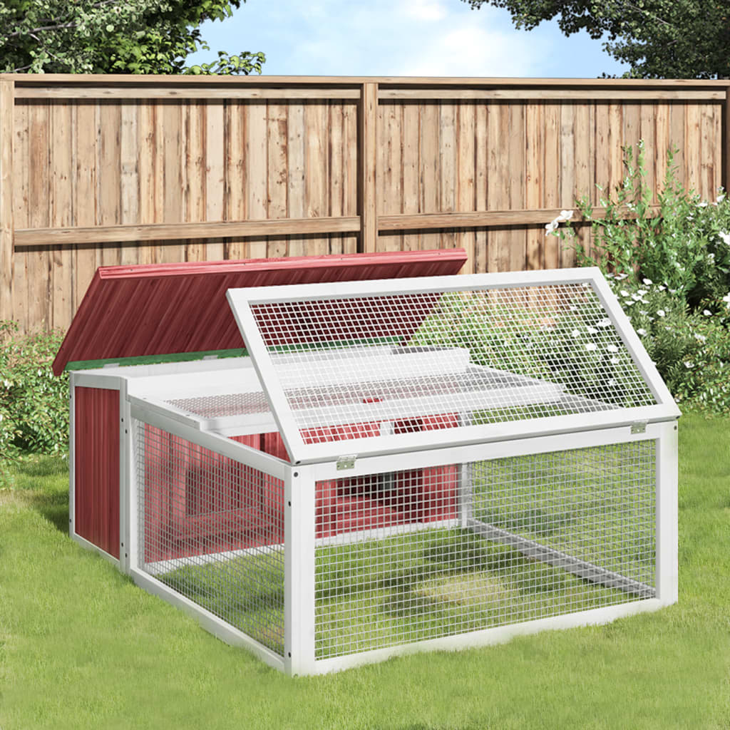 Kaninchenstall Mokka 117,5x97x47,5 cm Massivholz Kiefer Kaninchenstall Mokka 117,5x97x47,5 cm Massivholz Kiefer