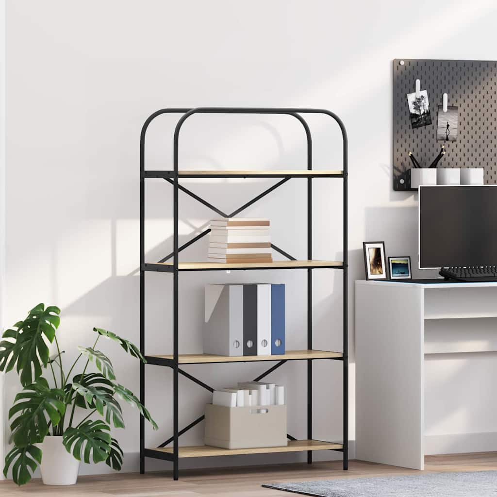 Regal Sonoma Eiche 80 x 30 x 146 cm Holzwerkstoff