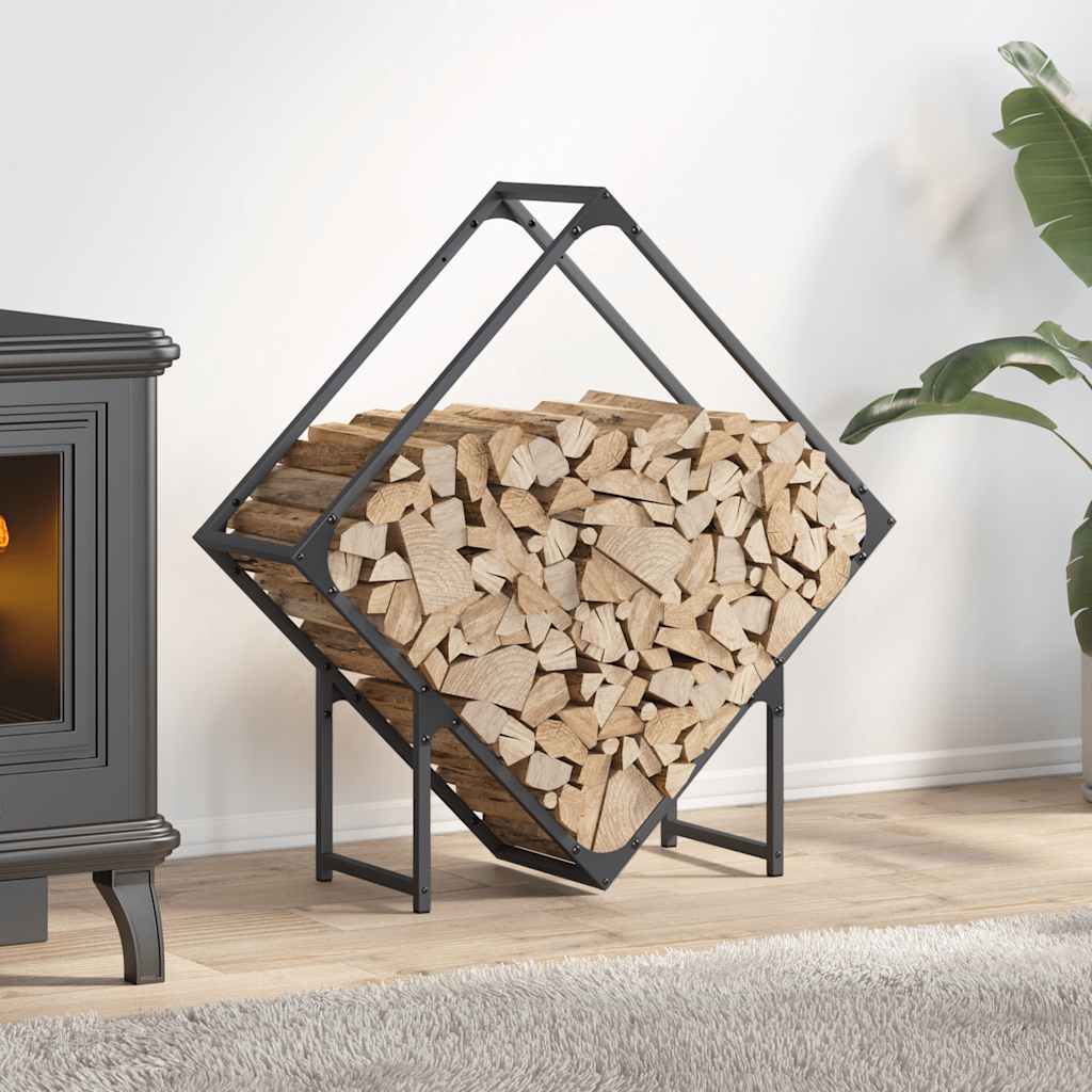 Brennholzregal Anthrazit 80x25x80 cm Kaltgewalzter Stahl Brennholzregal Anthrazit 80x25x80 cm Kaltgewalzter Stahl