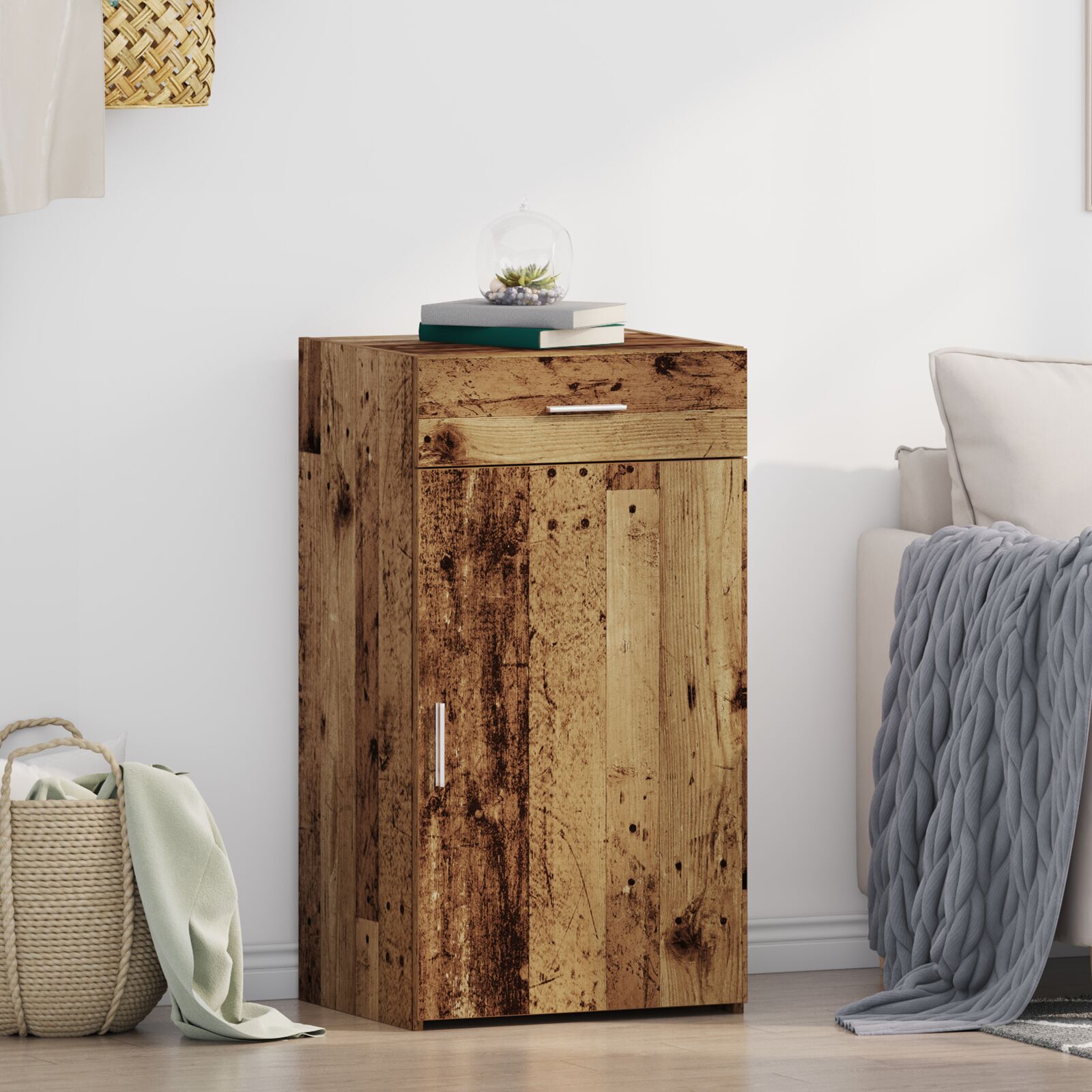 Sideboard Altholz 30x42,5x93 cm Holzwerkstoff