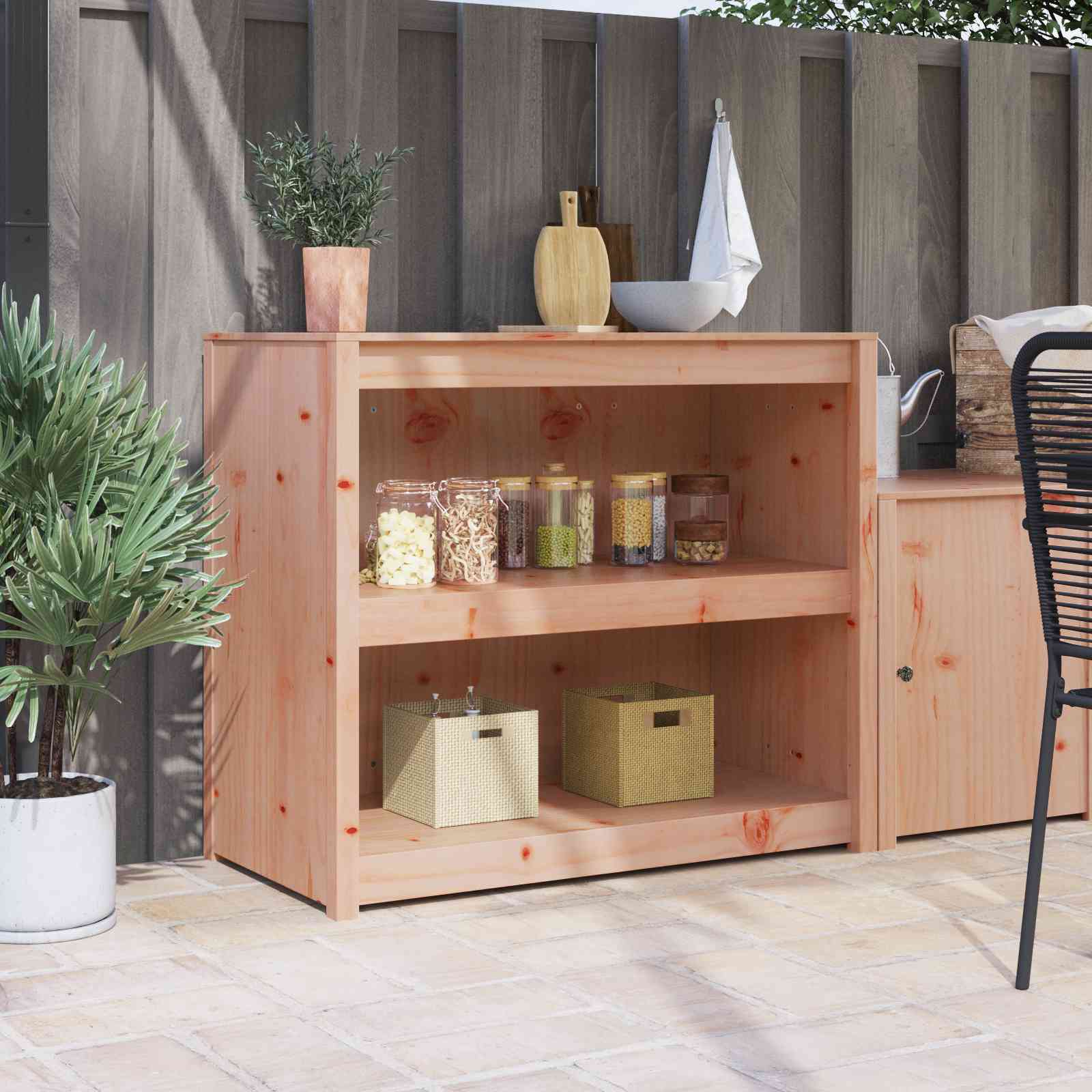 Außenküchenregal 106x55x92 cm Massivholz Douglasie Außenküchenregal 106x55x92 cm Massivholz Douglasie