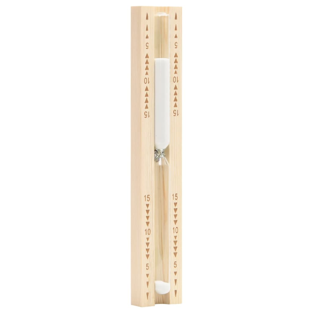 Sauna-Sanduhr 15 Minuten Massivholz Kiefer Sauna-Sanduhr 15 Minuten Massivholz Kiefer