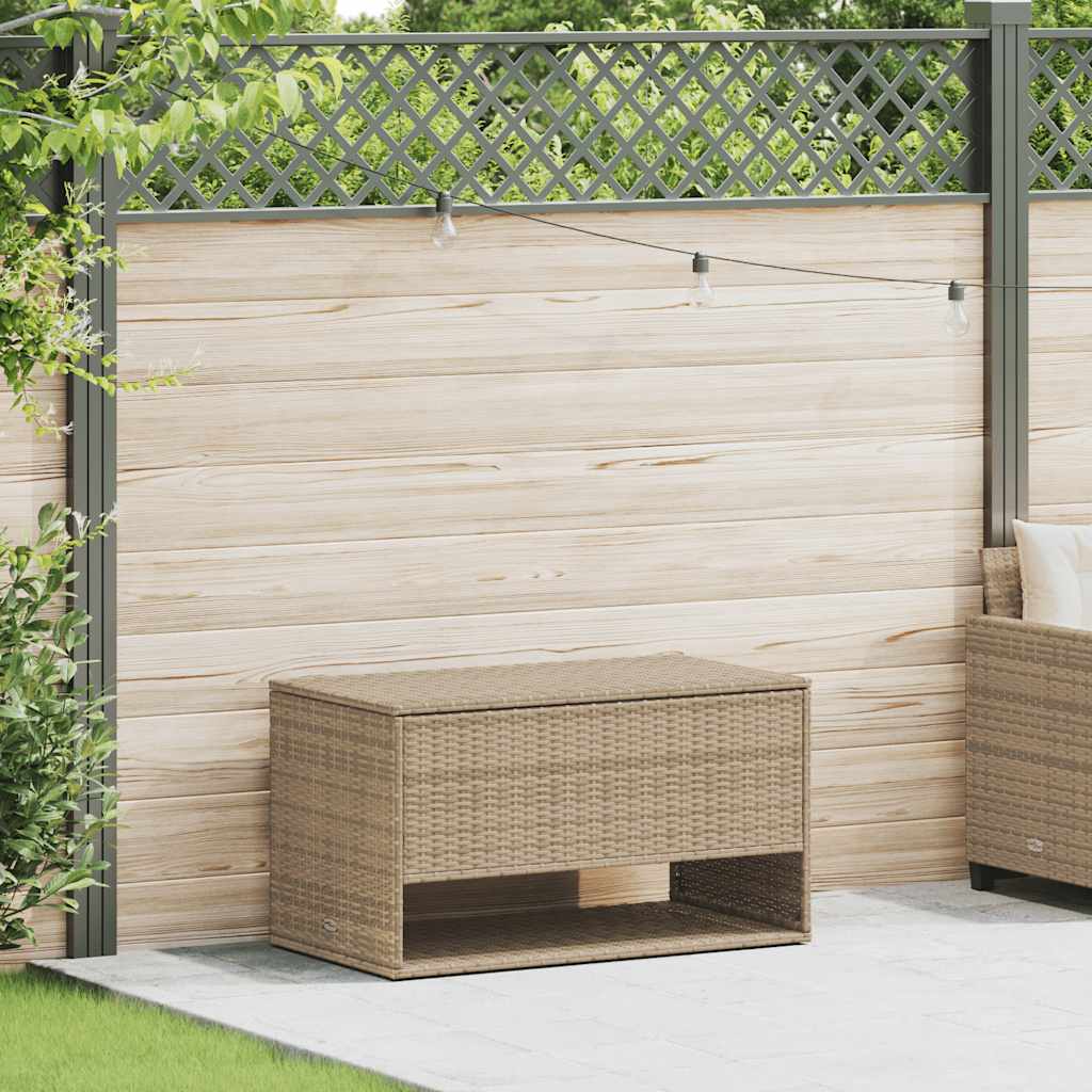 Outdoor-Kissenbox Beige 100x55x55,5 cm Poly Rattan Outdoor-Kissenbox Beige 100x55x55,5 cm Poly Rattan