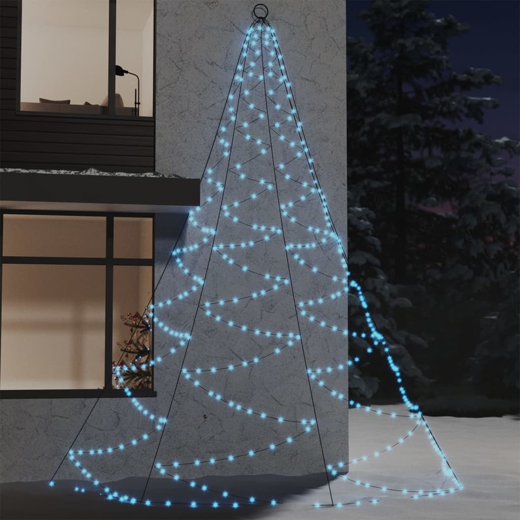 LED-Wandbaum mit Metallhaken 720 LED Kaltweiß 5m Indoor Outdoor LED-Wandbaum mit Metallhaken 720 LED Kaltweiß 5m Indoor Outdoor