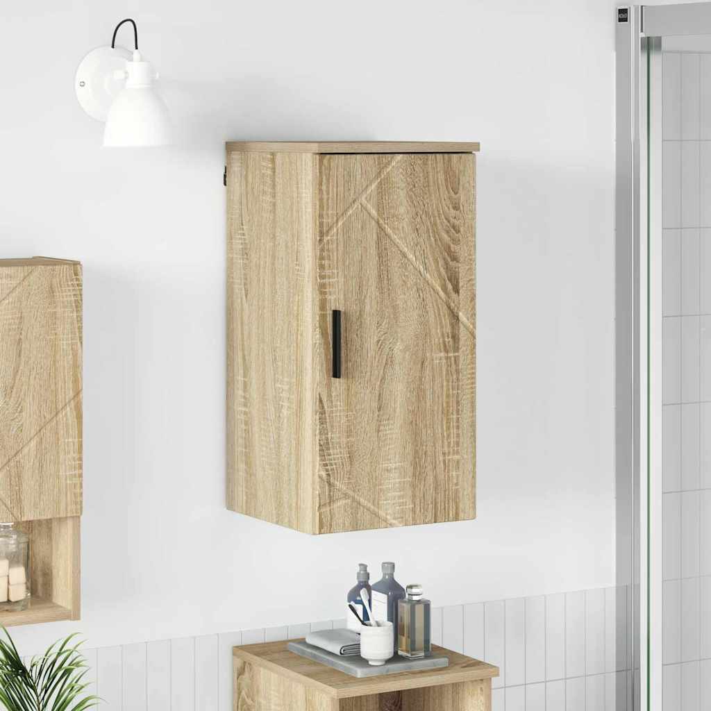 Badezimmer Schrank Sonoma Eiche 30 x 31,5 x 61 cm Holzwerkstoff
