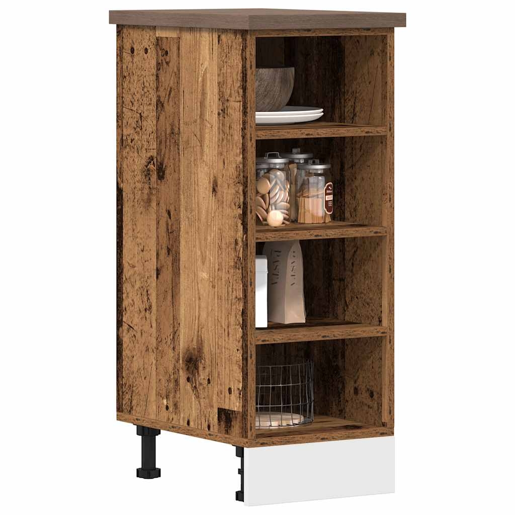 Unterschrank Riga Altholz-Optik 30x44,5x81,5 cm Holzwerkstoff Unterschrank Riga Altholz-Optik 30x44,5x81,5 cm Holzwerkstoff