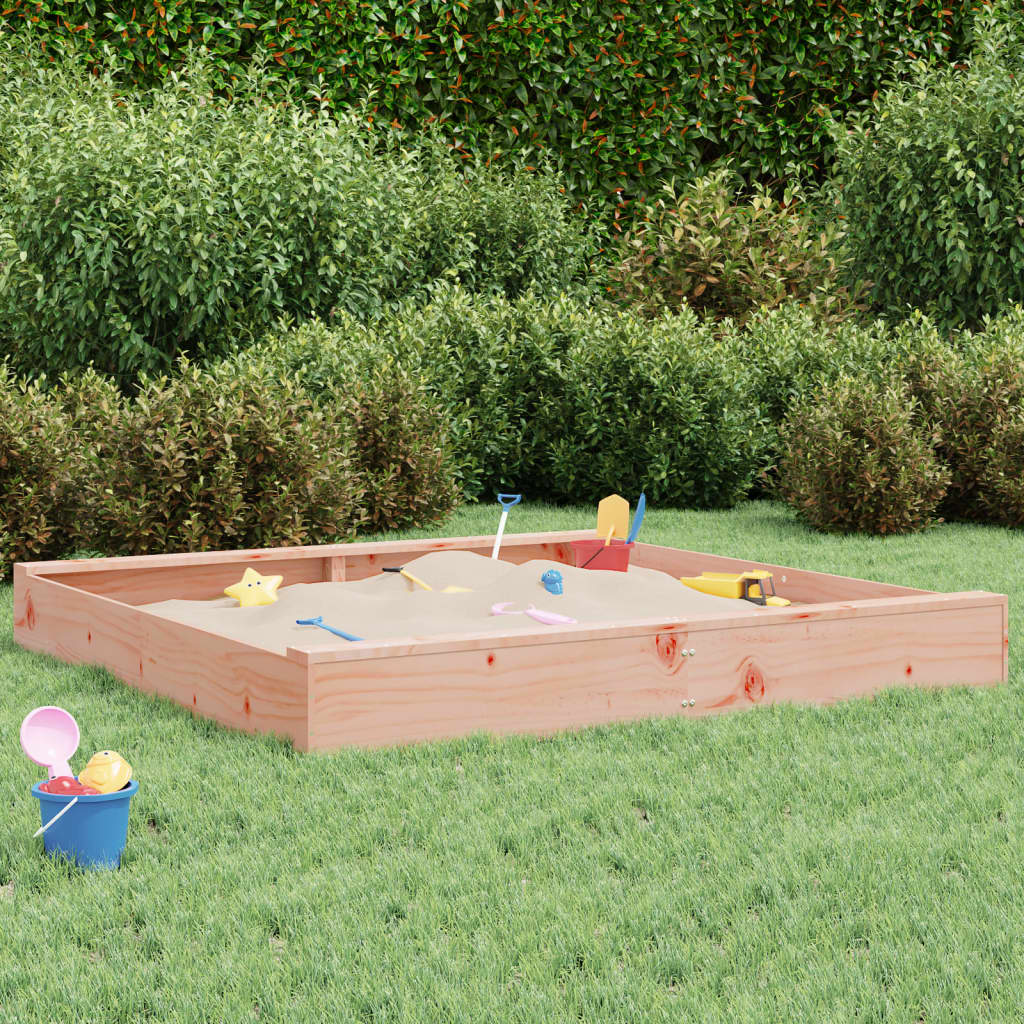 Sandkasten mit Sitzen Quadratisch Massivholz Douglasie Sandkasten mit Sitzen Quadratisch Massivholz Douglasie