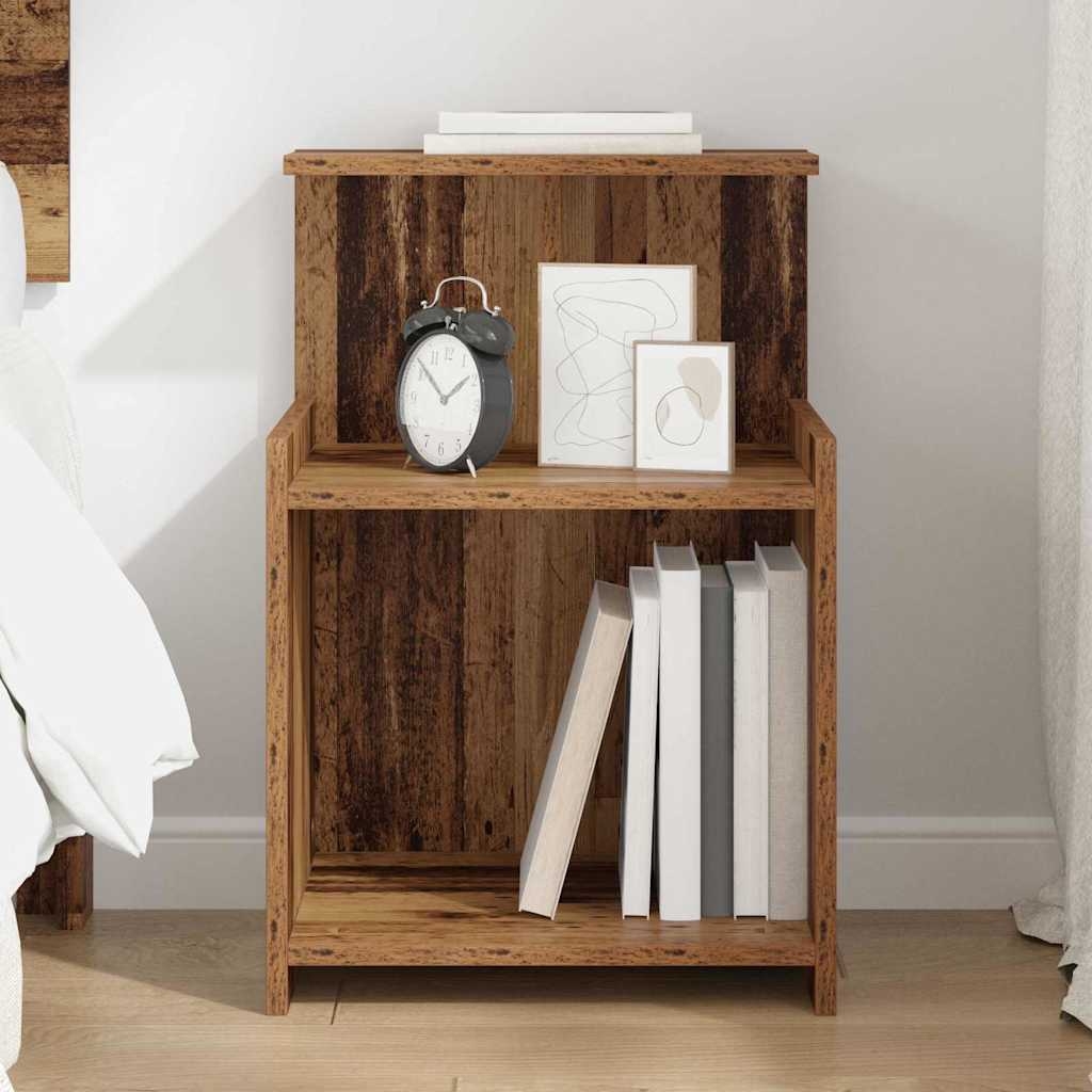 Bettschrank Altholz 40 x 35 x 60 cm Spanplatte Bettschrank Altholz 40 x 35 x 60 cm Spanplatte