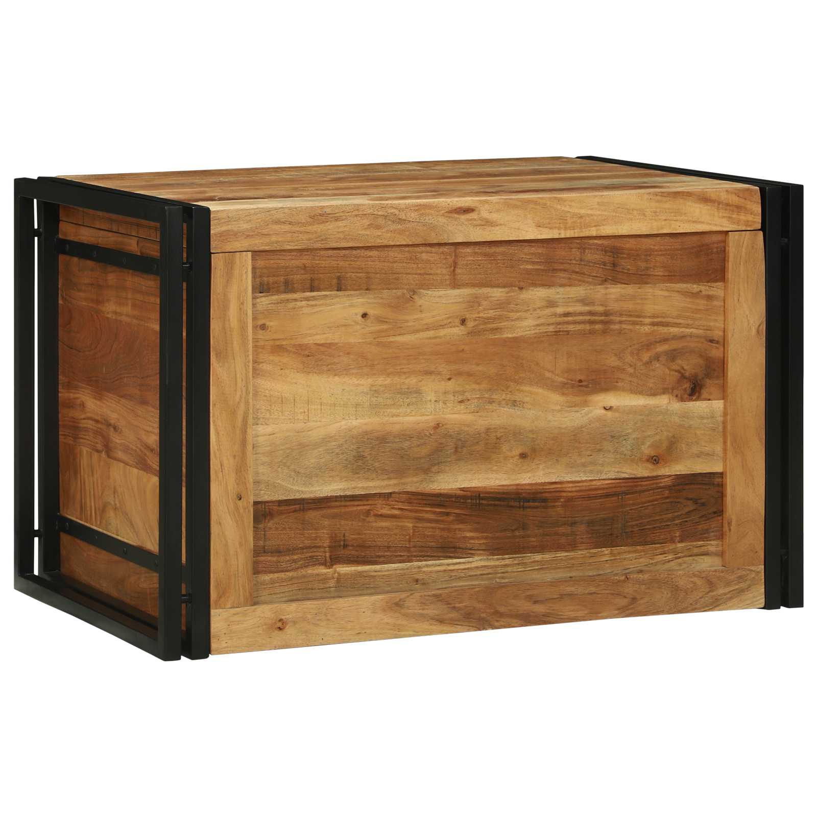 Aufbewahrungskiste 80x50x50 cm Massivholz Akazie Aufbewahrungskiste 80x50x50 cm Massivholz Akazie