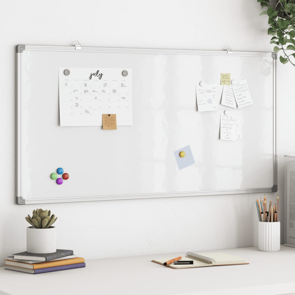 Magnetisches Whiteboard 60x30x1,7 cm Aluminium Magnetisches Whiteboard 60x30x1,7 cm Aluminium
