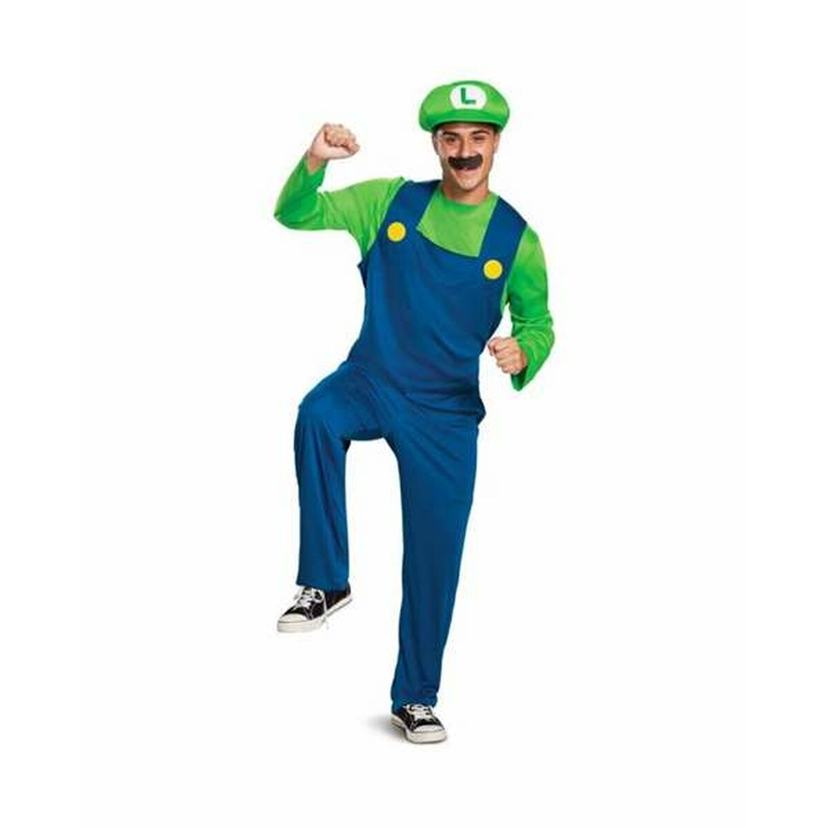 Verkleidung für Erwachsene Luigi super mario bros. L/XL