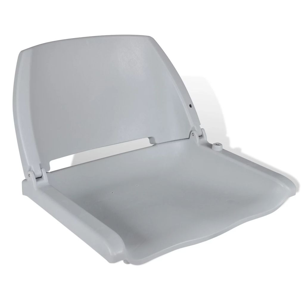 Bootssitz Klappbar ohne Polster Grau 48x51x41 cm Bootssitz Klappbar ohne Polster Grau 48x51x41 cm