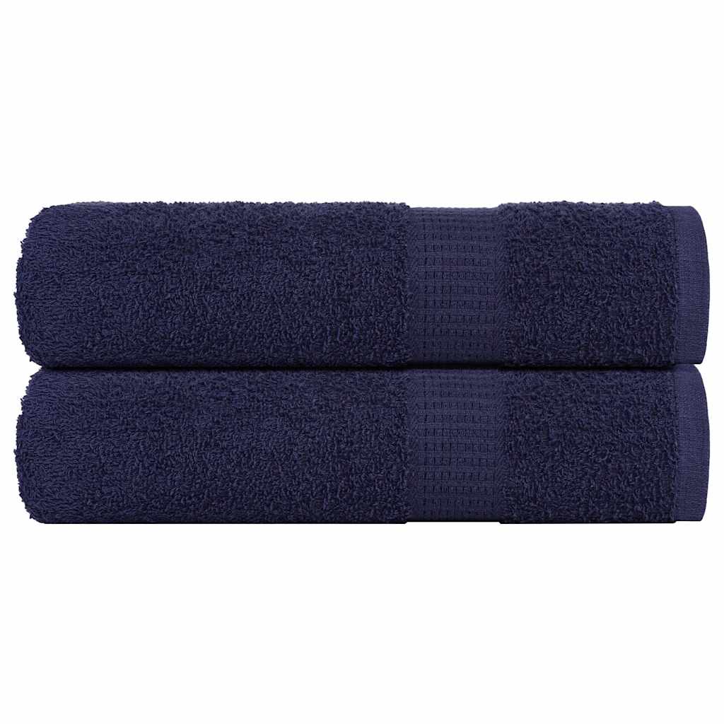 Duschtücher 2 Stk. Marineblau 70x140 cm 360 g/m² 100% Baumwolle Duschtücher 2 Stk. Marineblau 70x140 cm 360 g/m² 100% Baumwolle