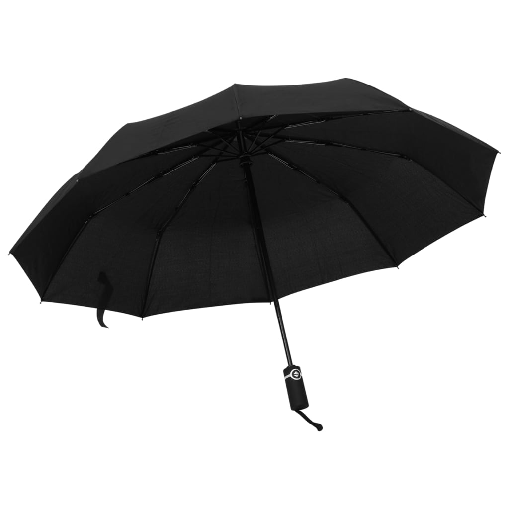 Faltbarer Regenschirm Automatisch Schwarz 104 cm Faltbarer Regenschirm Automatisch Schwarz 104 cm