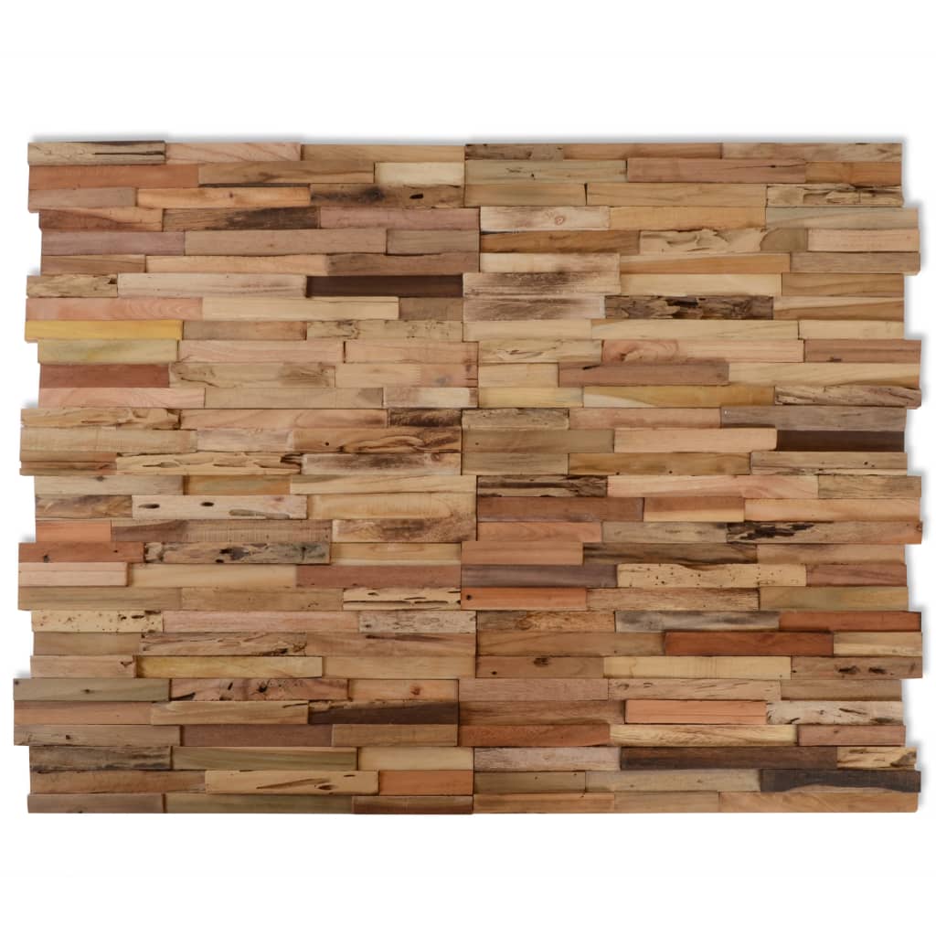 Wandplatten 10 Stk. 1,03 m² Massivholz Teak Altholz Wandplatten 10 Stk. 1,03 m² Massivholz Teak Altholz