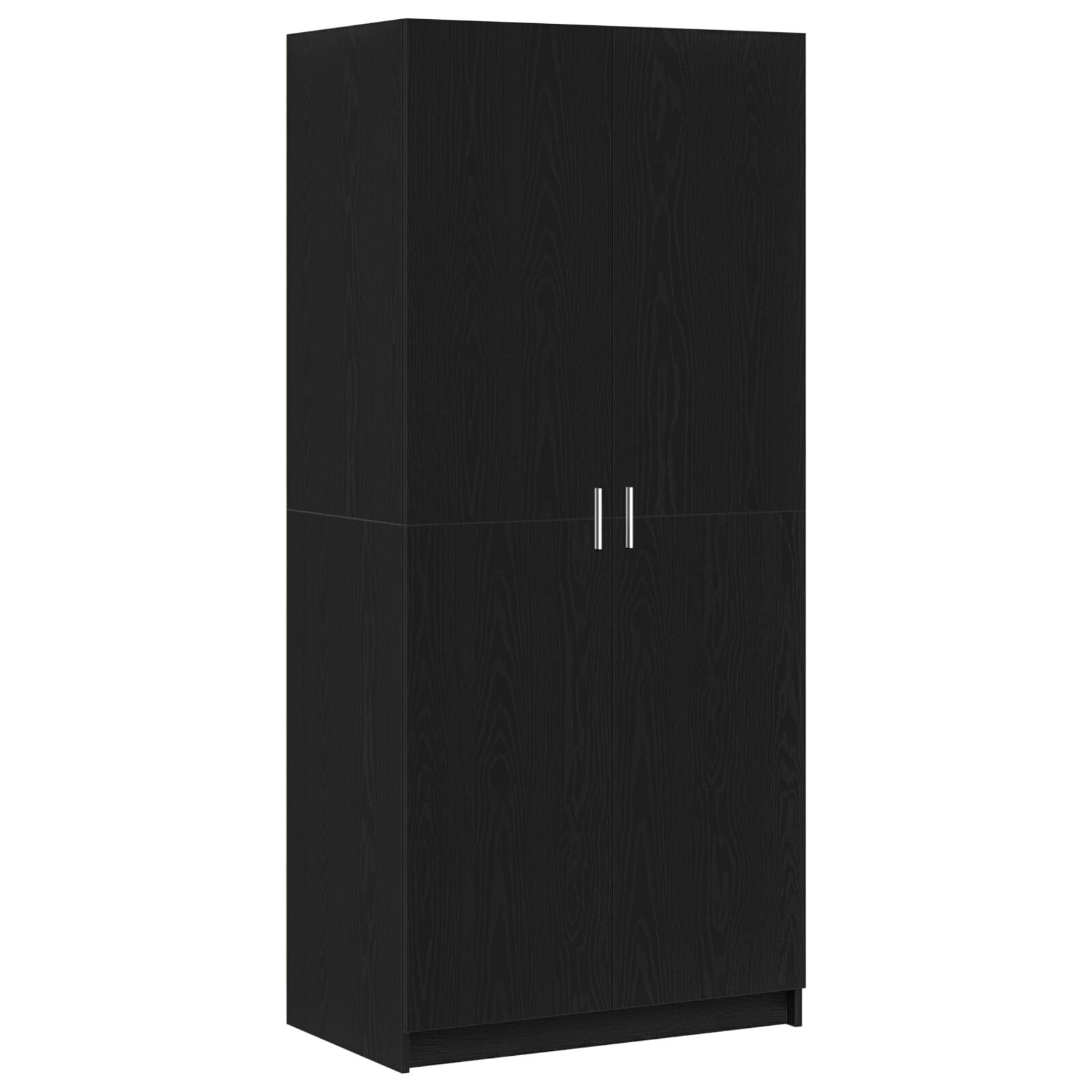 Kleiderschrank Schwarz Eiche 80x51x180 cm Werkstoff Kleiderschrank Schwarz Eiche 80x51x180 cm Werkstoff