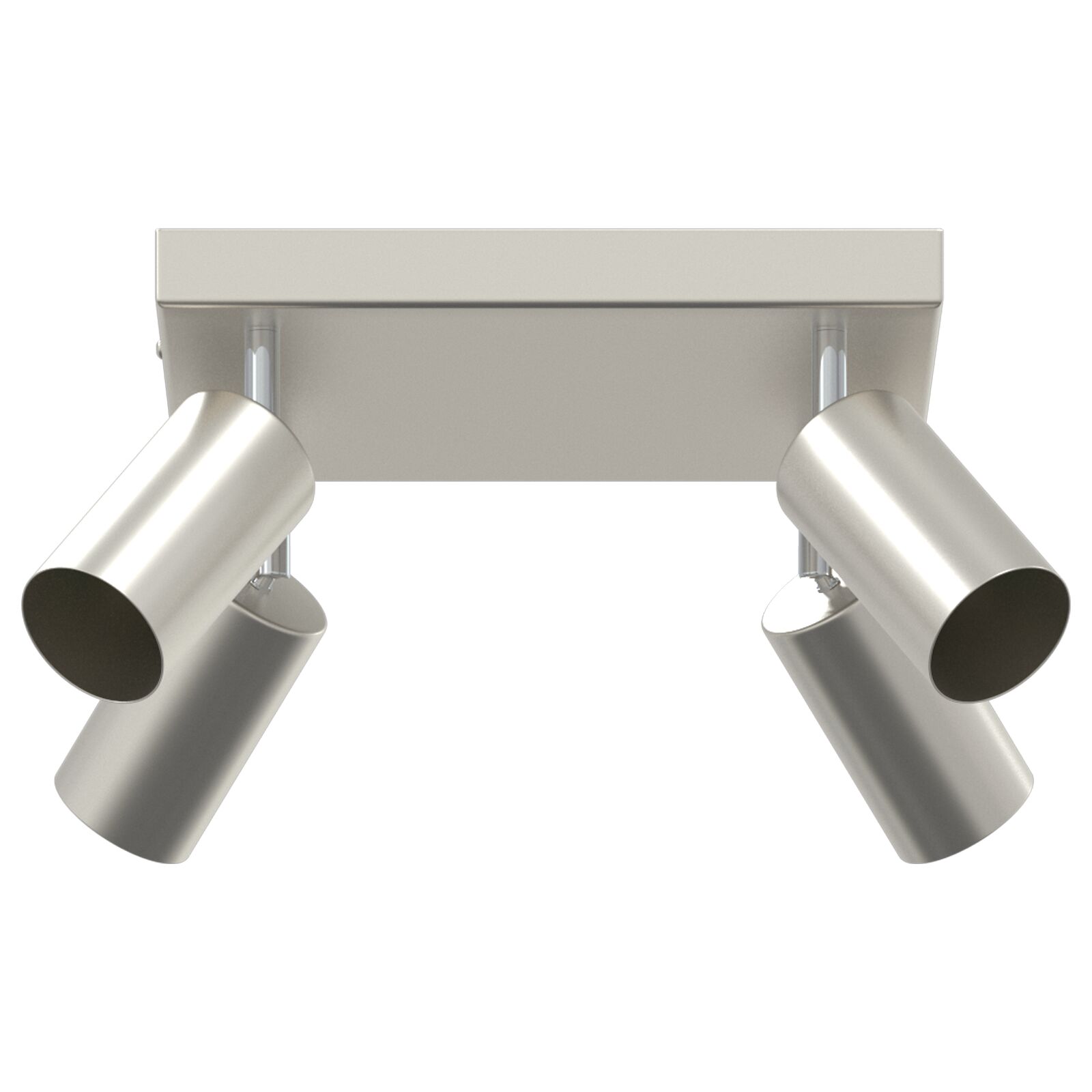 Deckenstrahler 4-Wege verstellbar Gebürstetes Nickel GU10 Deckenstrahler 4-Wege verstellbar Gebürstetes Nickel GU10