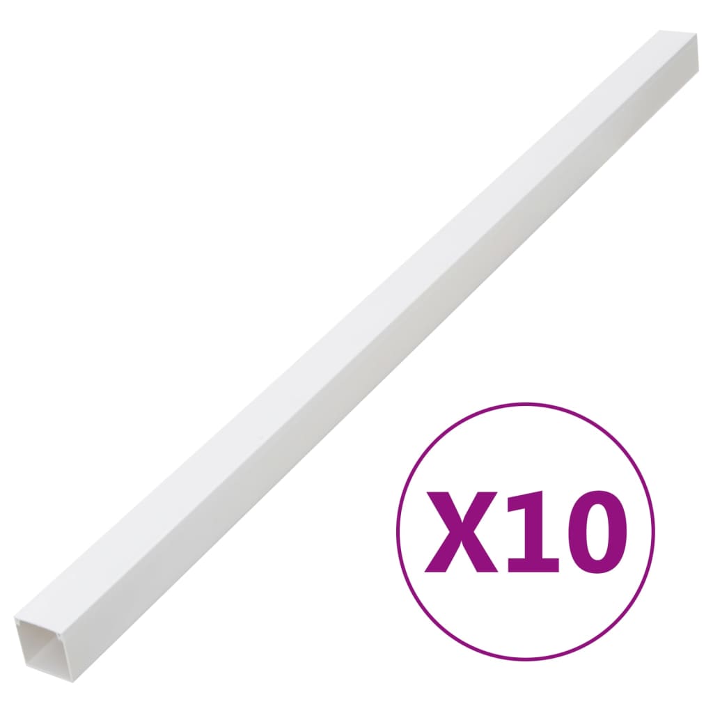 Installationsrohre 40x25 mm 10 m PVC Installationsrohre 40x25 mm 10 m PVC