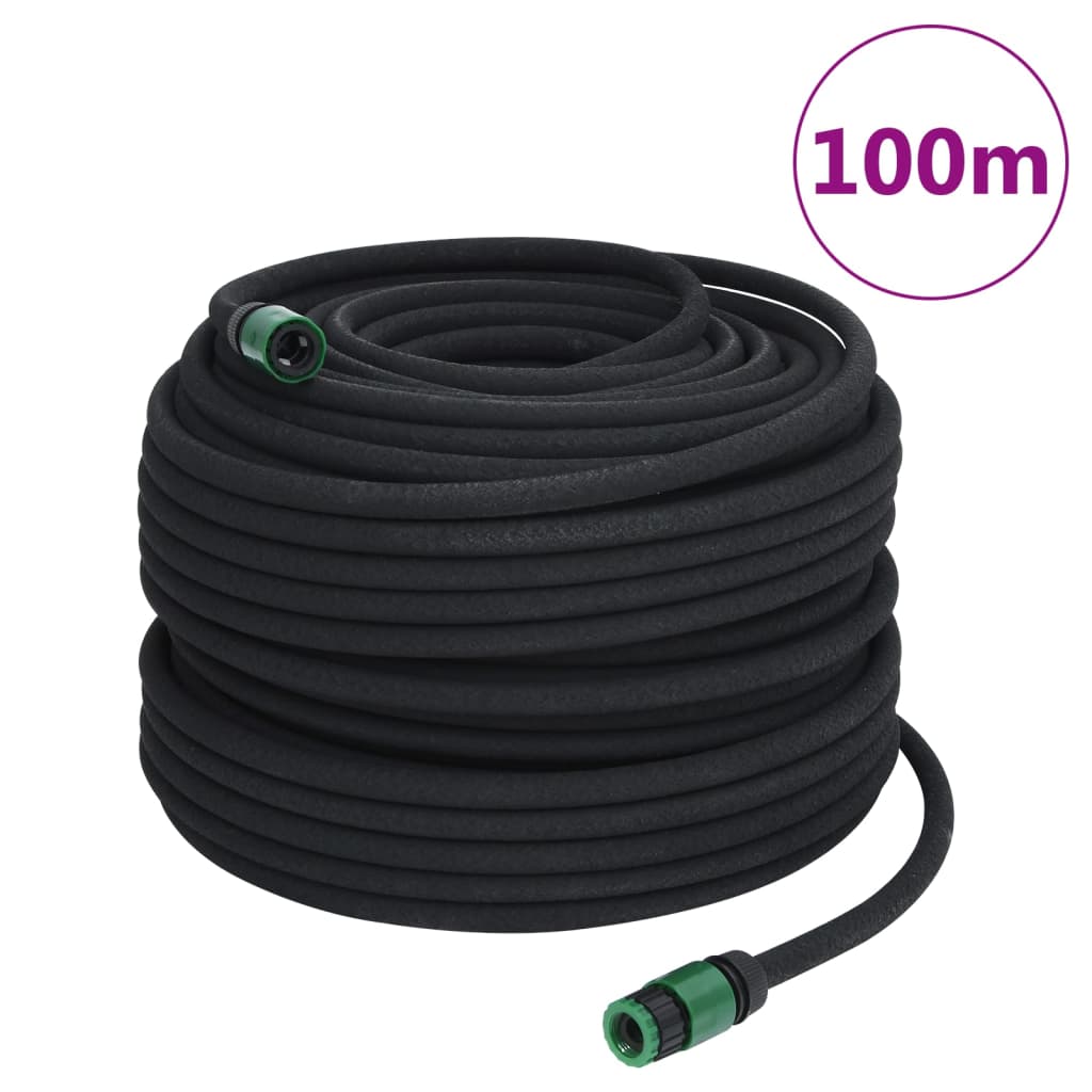 Tropfschlauch Schwarz 0,6" 100 m Gummi Tropfschlauch Schwarz 0,6" 100 m Gummi